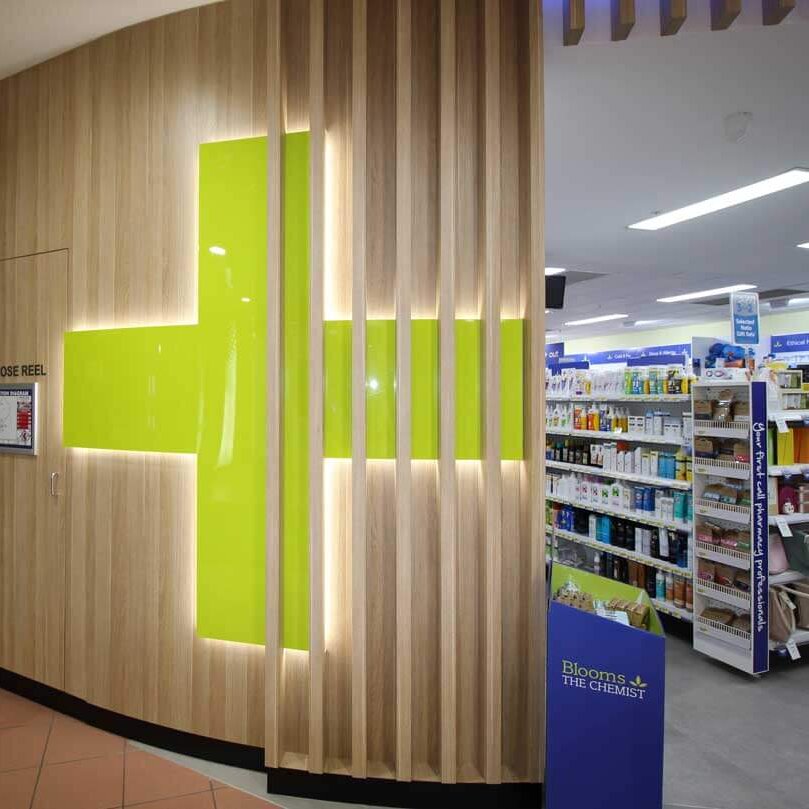 pharmacy fit out blooms chemist